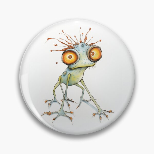 Item preview, Dadaistic Art,Creative Child's Drawing - Frog designed and sold by marrychou.