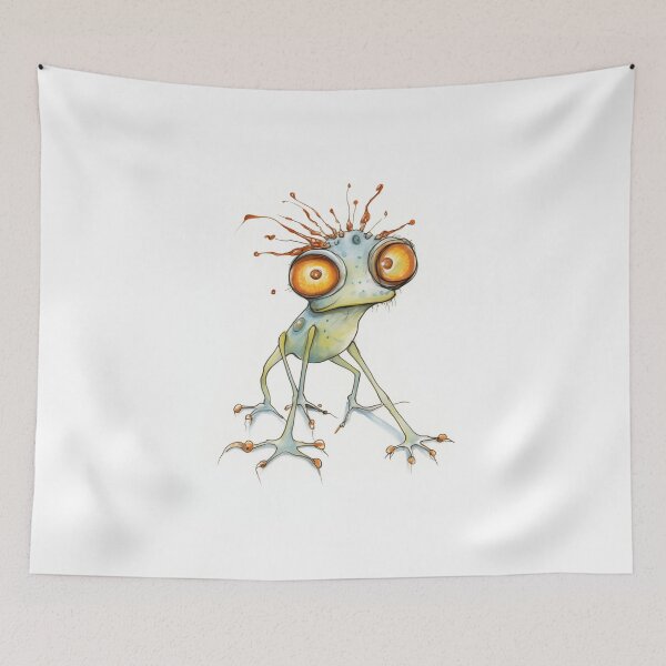 Item preview, Dadaistic Art,Creative Child's Drawing - Frog designed and sold by marrychou.