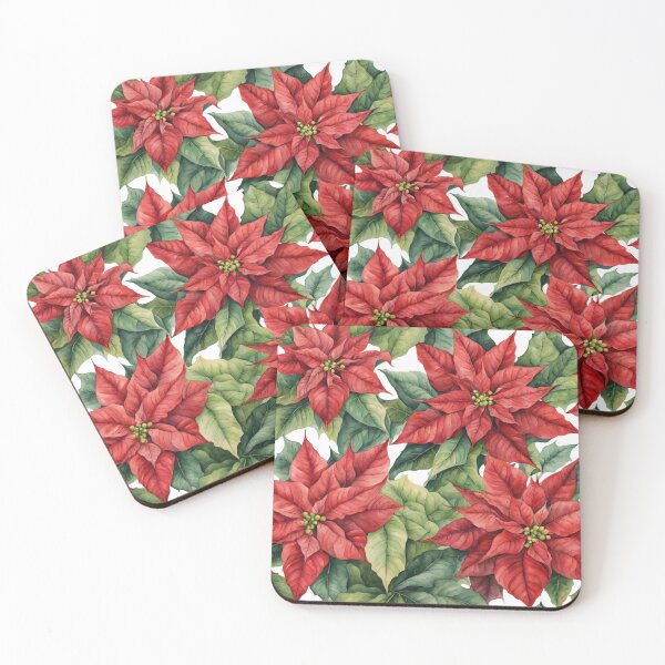 Item preview, Christmas Poinsettia Pattern - Edition 2 designed and sold by CharlieDesings.