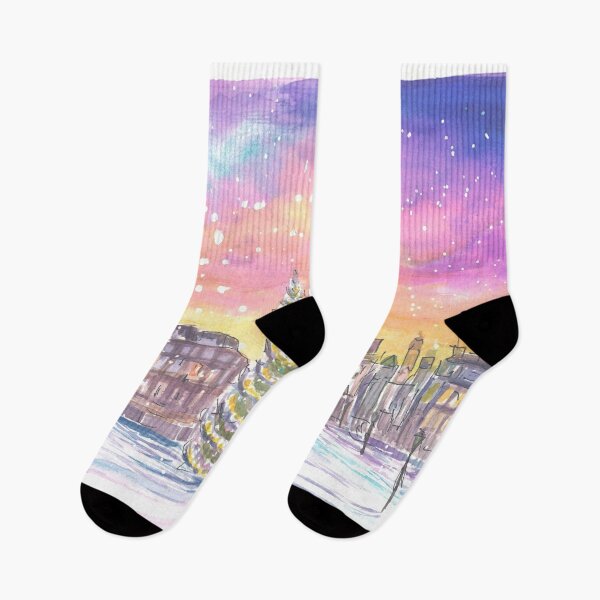 Item preview, London Trafalgar Square Nelson with Snow at Night designed and sold by artshop77.