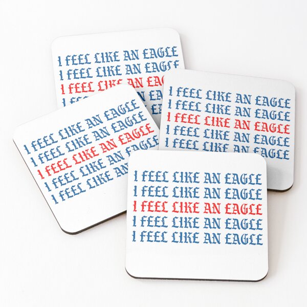 Item preview, I feel like an eagle - alternating red and blue - designed and sold by jessicaleah15.