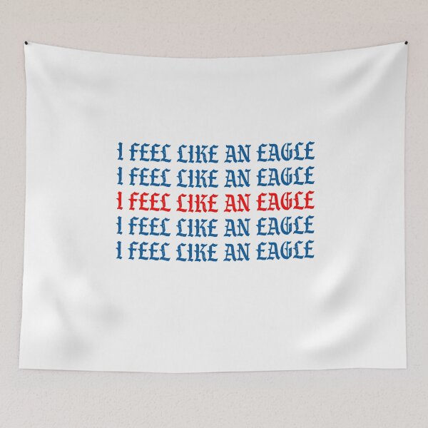 Item preview, I feel like an eagle - alternating red and blue - designed and sold by jessicaleah15.