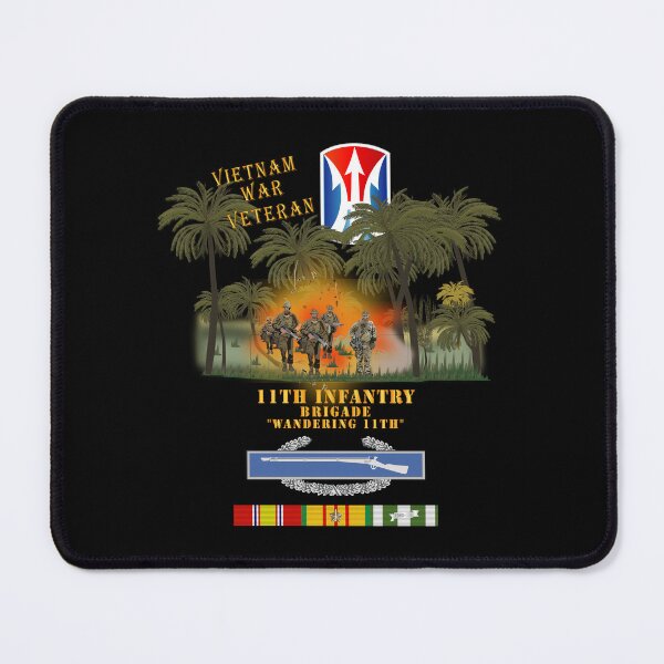 Item preview, Army - 11th Light Infantry Brigade -  Vietnam Jungle Patrol w Fire X 300 designed and sold by Military Insignia Products.
