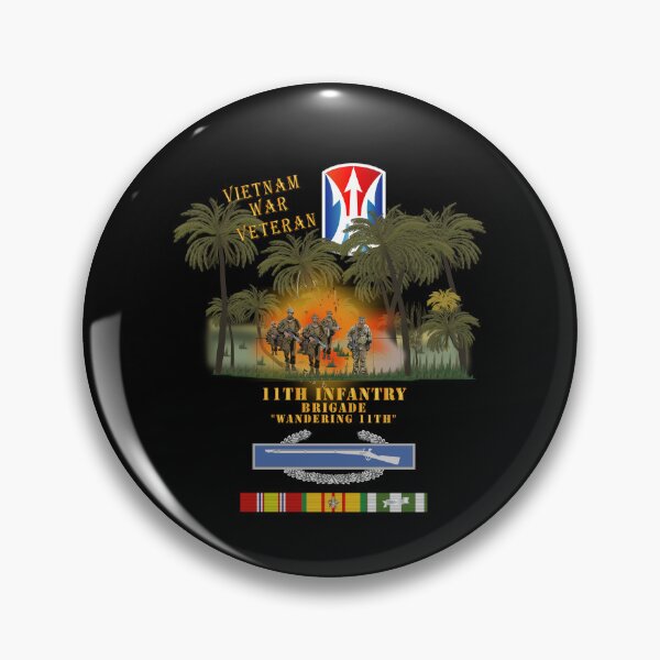 Item preview, Army - 11th Light Infantry Brigade -  Vietnam Jungle Patrol w Fire X 300 designed and sold by Military Insignia Products.