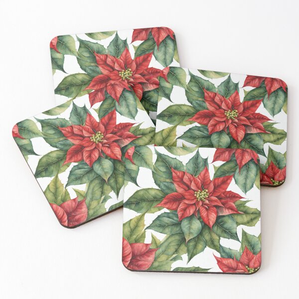 Item preview, Christmas Poinsettia Pattern - Edition 3 designed and sold by CharlieDesings.