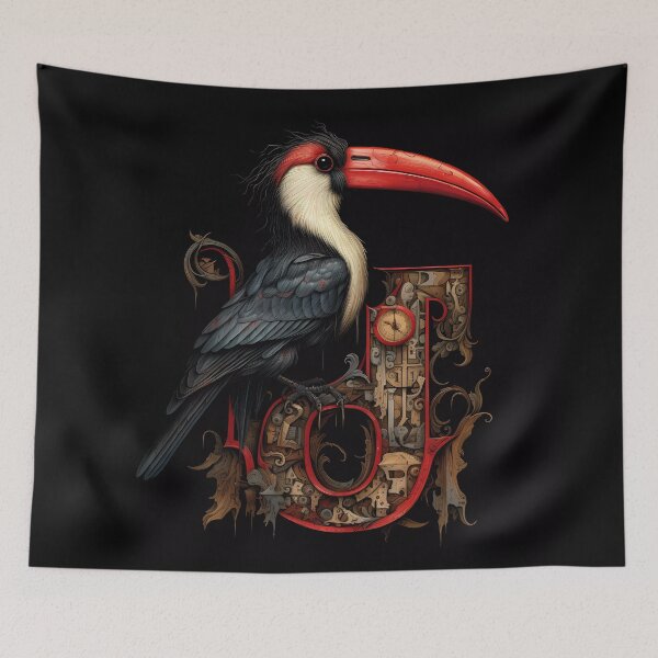 Item preview, “Avian Script Delight” designed and sold by Art-Vortex-fr.