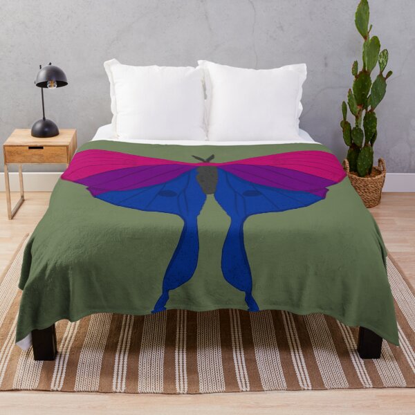 Item preview, Bi Luna Moth designed and sold by GreenCatPress.