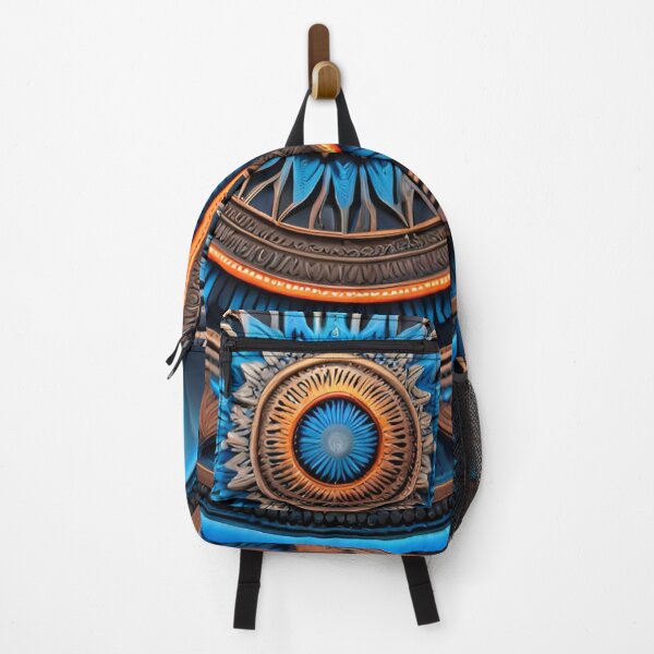 Item preview, Sunburst Vitality Mandala Energetic Blue and Grey Burst designed and sold by SpiritualManda.