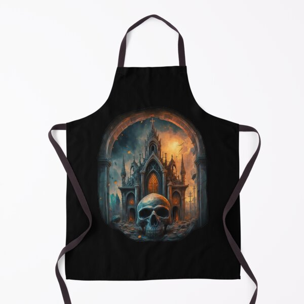Item preview, Gothic skull and church designed and sold by EasyPrints337.