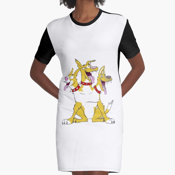 Goofy Cerberus Graphic T-Shirt Dress