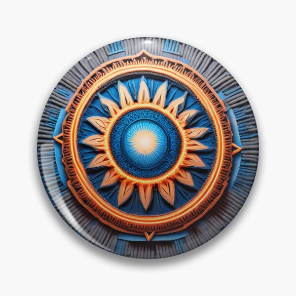 Item preview, Energetic Sunburst Mandala Design designed and sold by SpiritualManda.