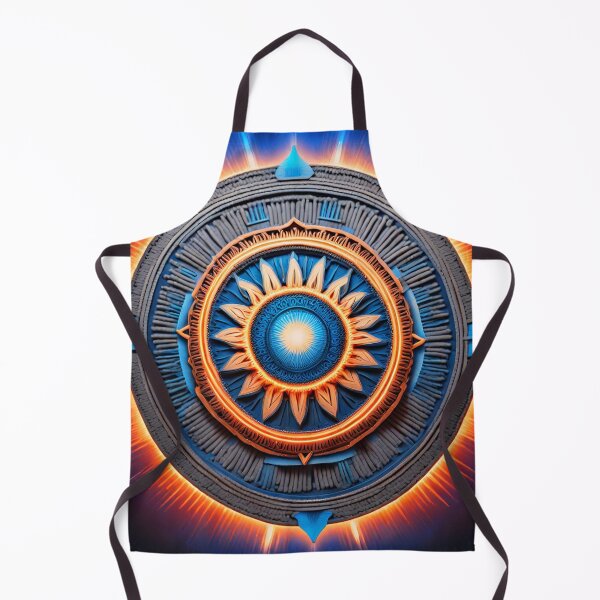 Item preview, Energetic Sunburst Mandala Design designed and sold by SpiritualManda.