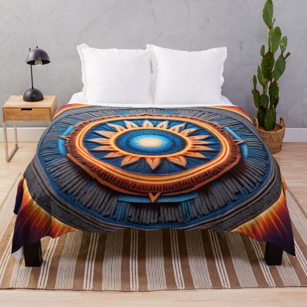 Item preview, Energetic Sunburst Mandala Design designed and sold by SpiritualManda.