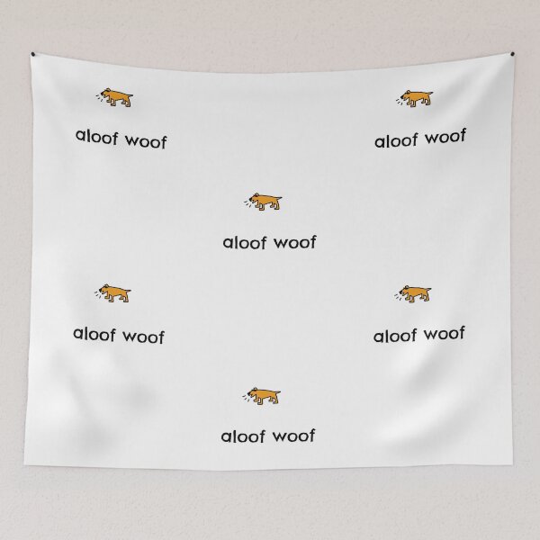 Item preview, aloof woof2 designed and sold by dogtired.