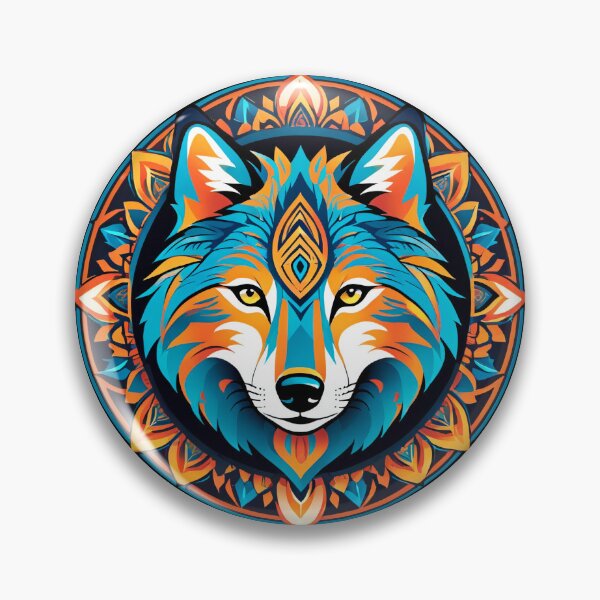 Item preview, Wolf mandala designed and sold by Rumpelstilskin.