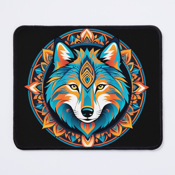 Item preview, Wolf mandala designed and sold by Rumpelstilskin.