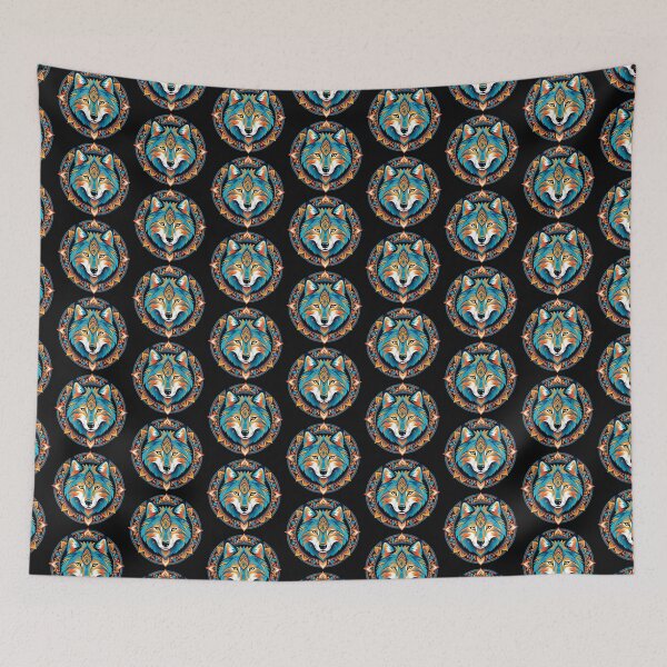 Item preview, Wolf mandala designed and sold by Rumpelstilskin.