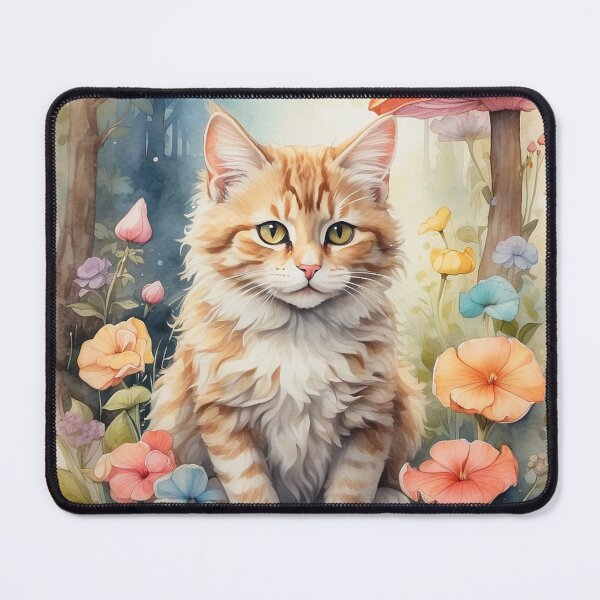 Item preview, 002 Ink Wash Painting of a Cute Cat designed and sold by Alexis Art Collection.