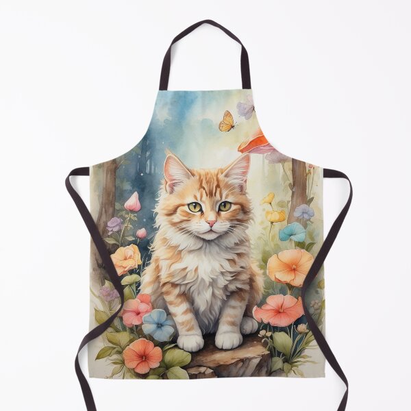 Item preview, 002 Ink Wash Painting of a Cute Cat designed and sold by Alexis Art Collection.