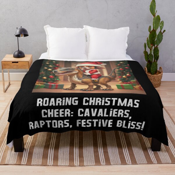Item preview, Aclamación navideña rugiente: ¡Cavaliers, Raptors, felicidad festiva! designed and sold by FreshArtFusion.