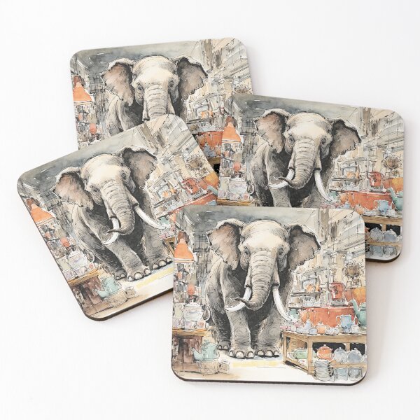 Item preview, Elephant in China Shop designed and sold by Reclaim-Life.