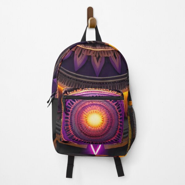 Item preview, Energizing Sunburst Mandala Vibrant Purple and Yellow designed and sold by SpiritualManda.