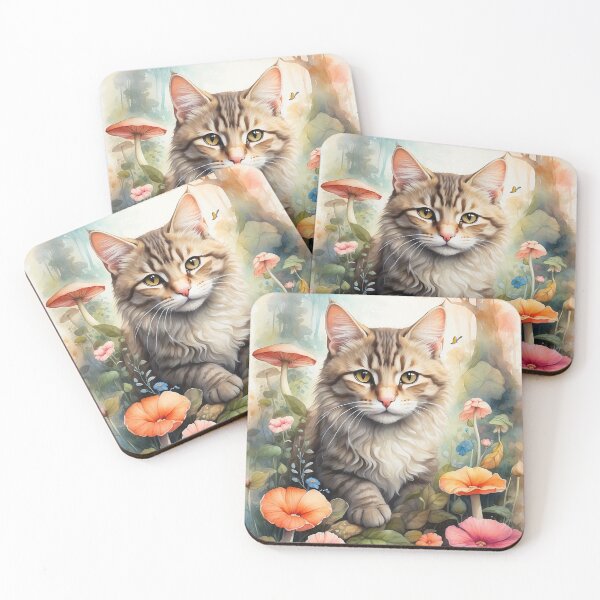 Item preview, 003 Ink Wash Painting of a Cute Cat designed and sold by Alexis Art Collection.