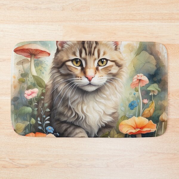 Item preview, 003 Ink Wash Painting of a Cute Cat designed and sold by Alexis Art Collection.
