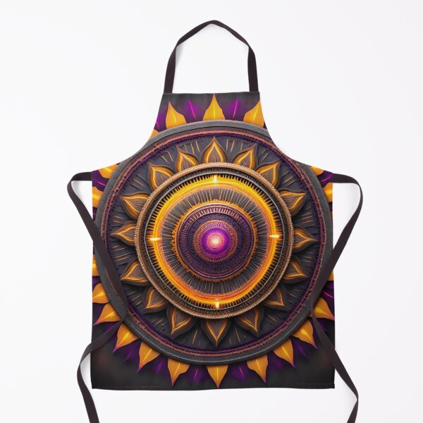 Aperçu de l'œuvre Mandala Radiant Sunburst Énergie Vibrante créée et vendue par SpiritualManda.