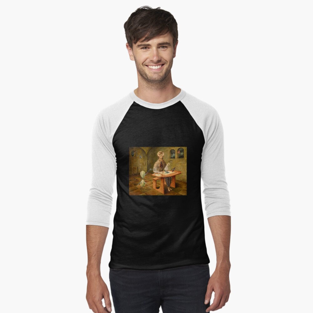 Item preview, Baseball ¾ Sleeve T-Shirt designed and sold by mindthecherry.