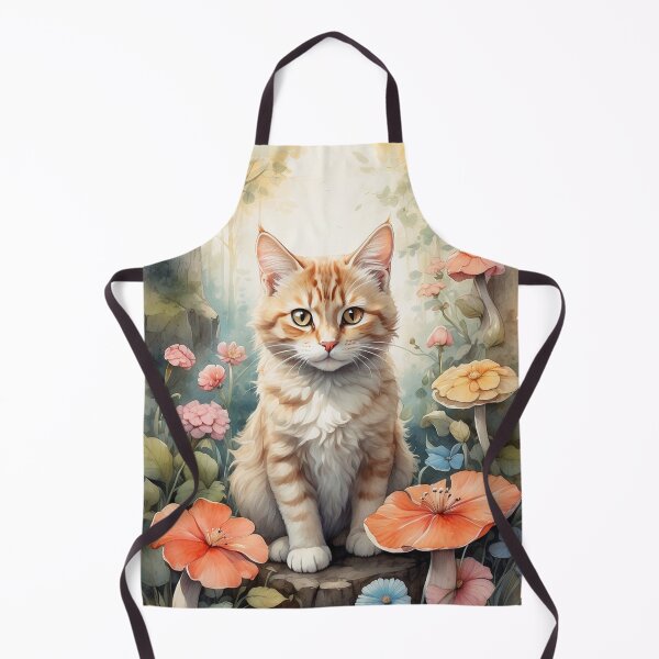 Item preview, 004 Ink Wash Painting of a Cute Cat designed and sold by Alexis Art Collection.