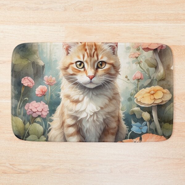 Item preview, 004 Ink Wash Painting of a Cute Cat designed and sold by Alexis Art Collection.