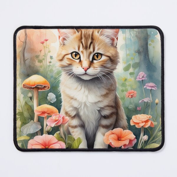 Item preview, 005 Ink Wash Painting of a Cute Cat designed and sold by Alexis Art Collection.
