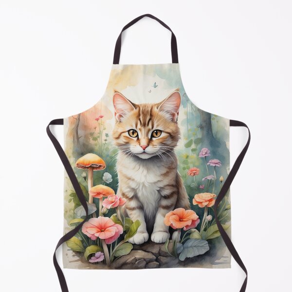Item preview, 005 Ink Wash Painting of a Cute Cat designed and sold by Alexis Art Collection.
