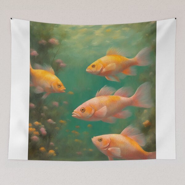 Item preview, Red fish flow designed and sold by SoniaSarkali.