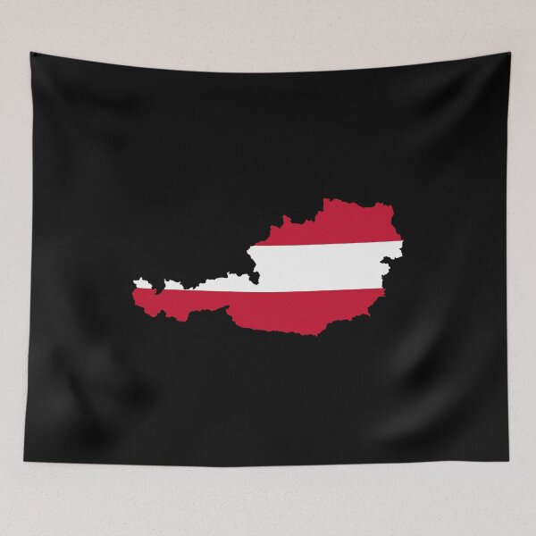 Item preview, Austria Map designed and sold by feether-store.