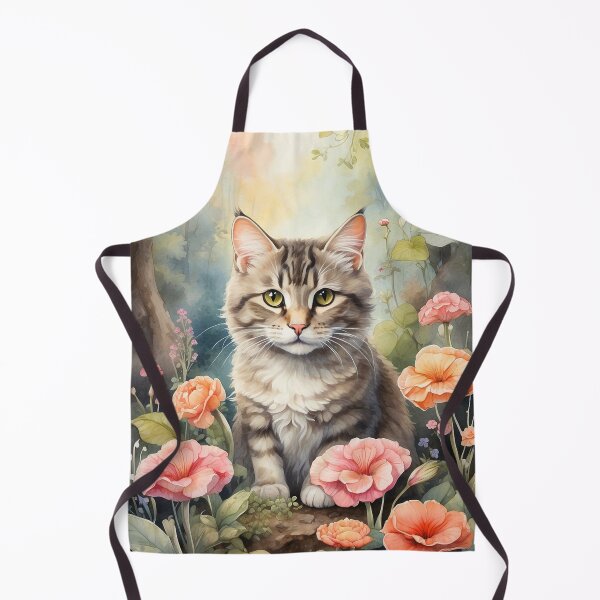 Item preview, 006 Ink Wash Painting of a Cute Cat designed and sold by Alexis Art Collection.