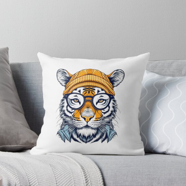 Item preview, Hipster Tiger #2 designed and sold by dave-elf.