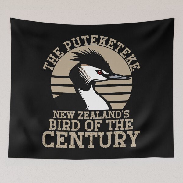 Item preview, Pūteketeke - Bird of the Century Retro designed and sold by ChiknEmporium.