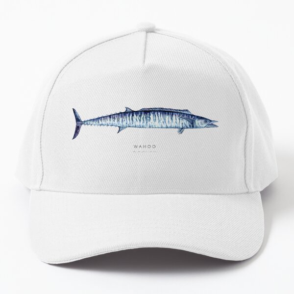Local Crowns Tuna Fish Collection Curved Trucker Gradient Adjustable Dark Gray, White, and Orange Snapback Cap