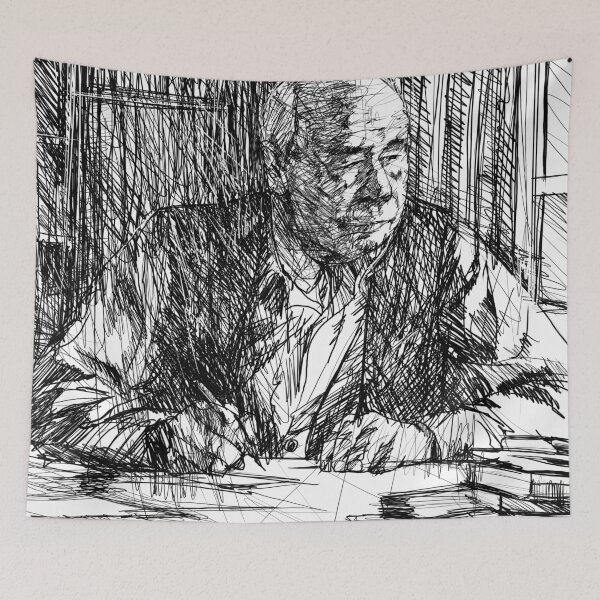 Item preview, HENRY MILLER ink portrait .2 designed and sold by lautir.