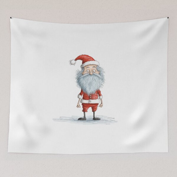 Item preview, Dadaistic Art,Creative Child's Drawing - Santa Claus designed and sold by marrychou.