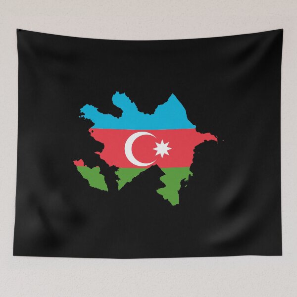 Item preview, Azerbaijan Map designed and sold by feether-store.
