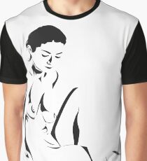 Minimalist Female Nude Graphic T-Shirt