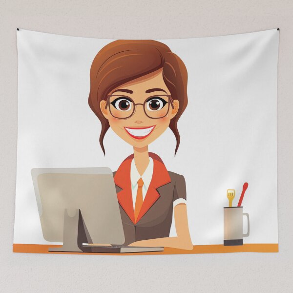 Item preview, Receptionist | cute style designed and sold by ComicsFactory.