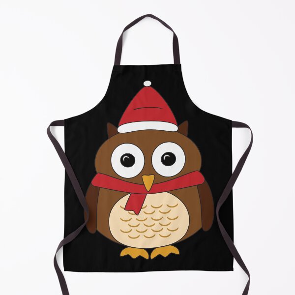 Item preview, Christmas cute owl with red Santa's hat designed and sold by CCreationStore.