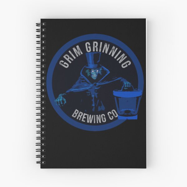 Item preview, Grim Grinning Brewing Company Hatbox Logo designed and sold by dropinskimalan.