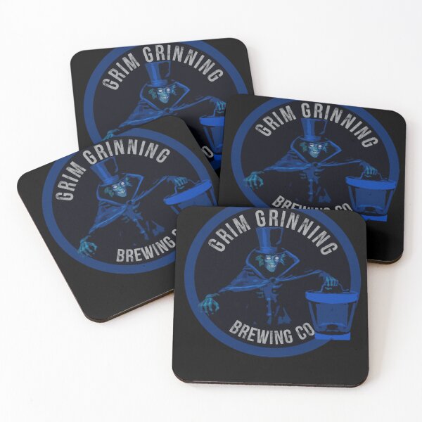 Item preview, Grim Grinning Brewing Company Hatbox Logo designed and sold by dropinskimalan.