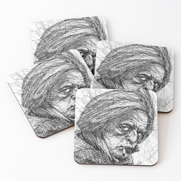Item preview, KLAUS KINSKI ink portrait .1 designed and sold by lautir.