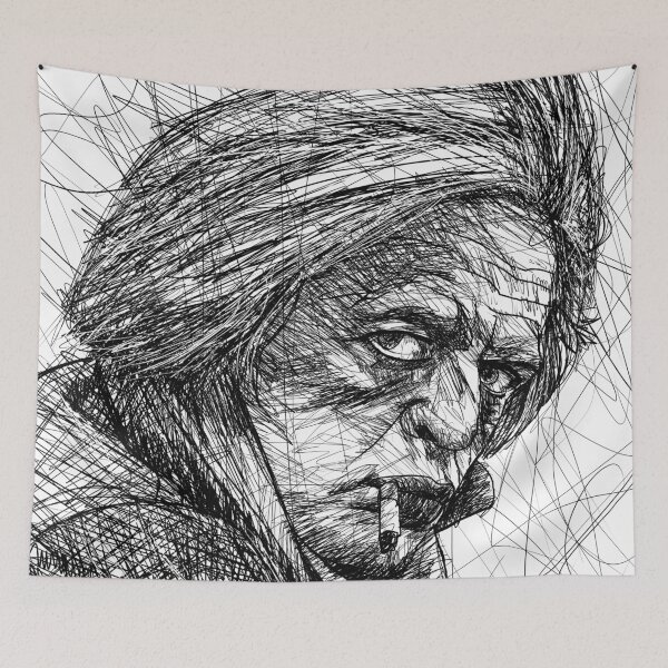 Item preview, KLAUS KINSKI ink portrait .1 designed and sold by lautir.